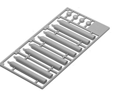 Wave G TANK LONG - Long Propellant Tank (Medium Diameter 9mm)