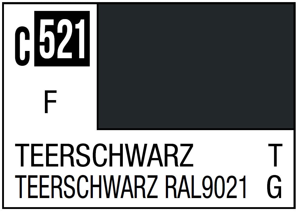 Mr Hobby C521 Teerschwarz [NATO/German tank]