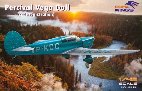 Dora Wings 1/48 Percival Vega Gull (civil registration)