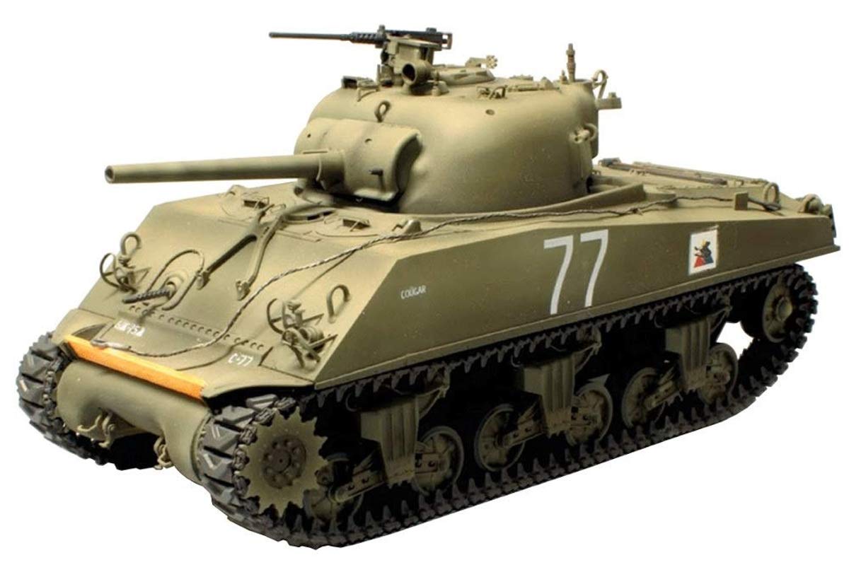 Asuka 1/35 U.S. Medium Tank M4A3 Sherman 75mm Late 'Cougar'