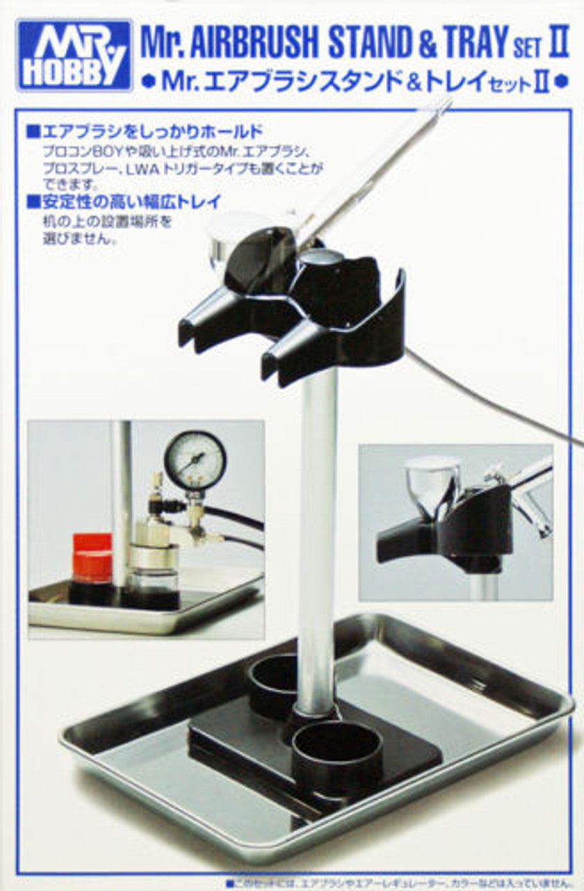 Mr Hobby Mr. Stand & Tray for Airbrush 2