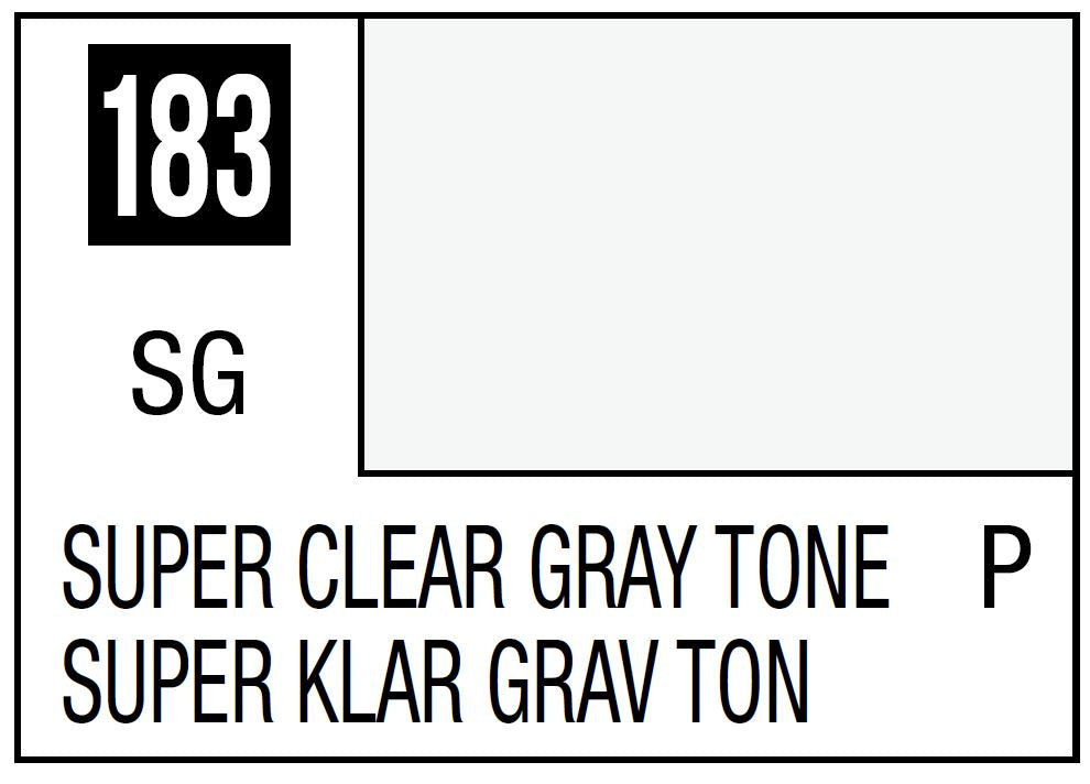 Mr Hobby Mr. Color 183 - Super Clear Gray Tone (Semi-Gloss/Primary)