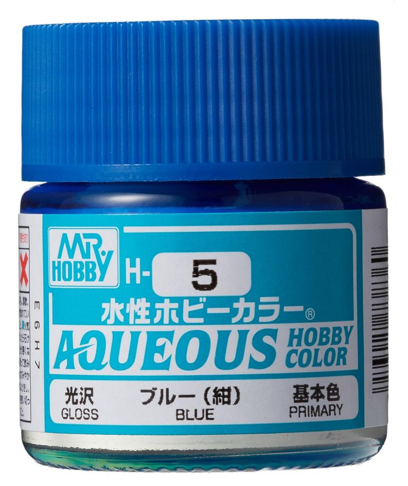 Mr Hobby AQUEOUS HOBBY COLOR - H5 GLOSS BLUE (PRIMARY)