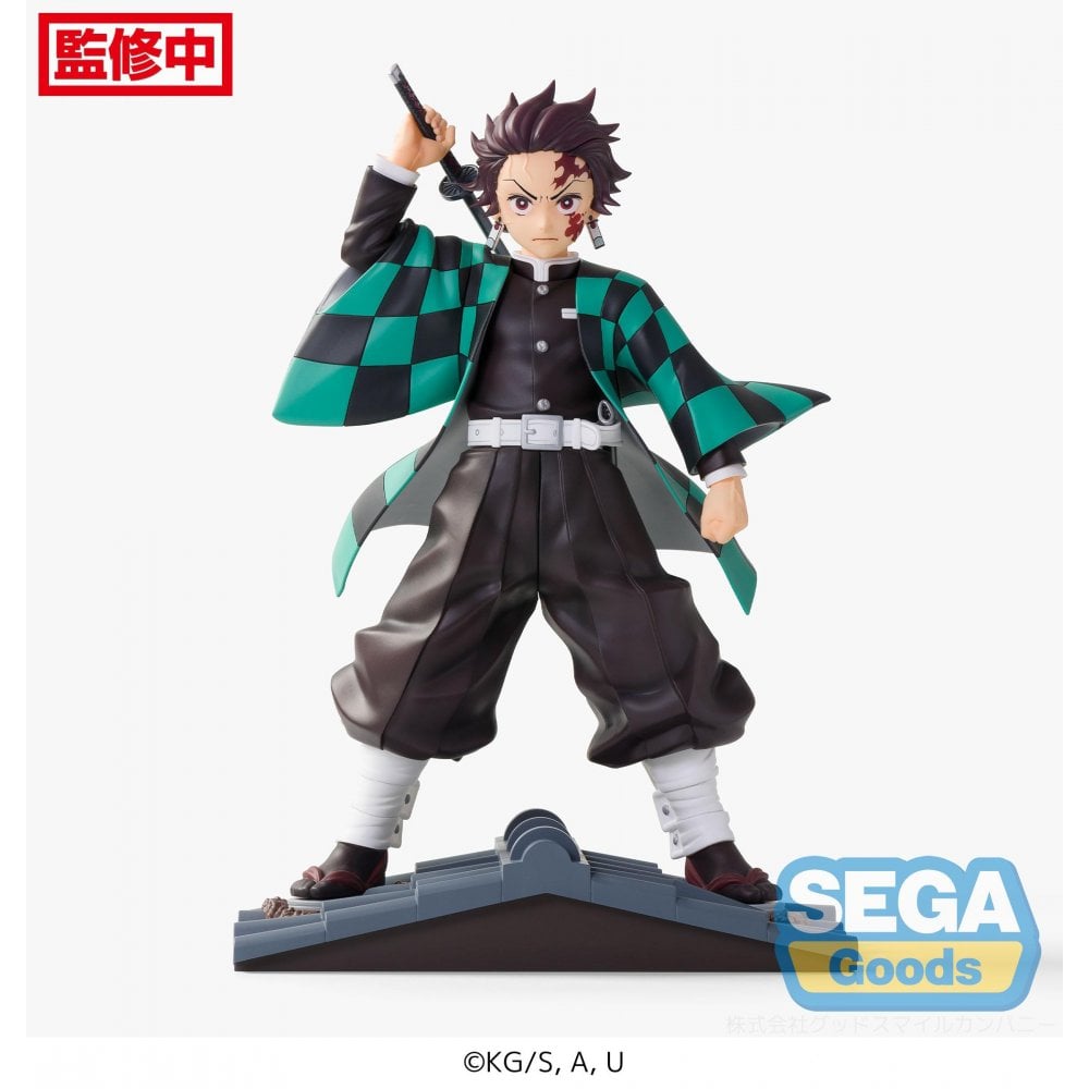 SEGA Anime "Demon Slayer: Kimetsu no Yaiba" Perching Mini Figure (EX) (Pack of 10 Tanjiro, 9 Zeneitsu, 9 Inosuke)