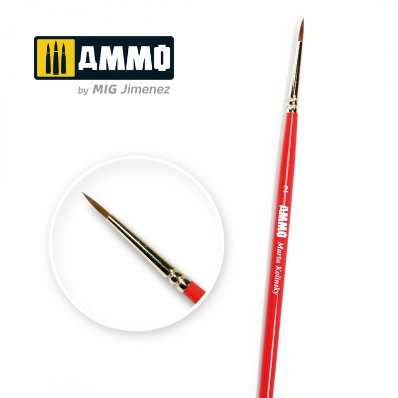 Ammo Mig Ammo Marta Kolinsky Brush, 2