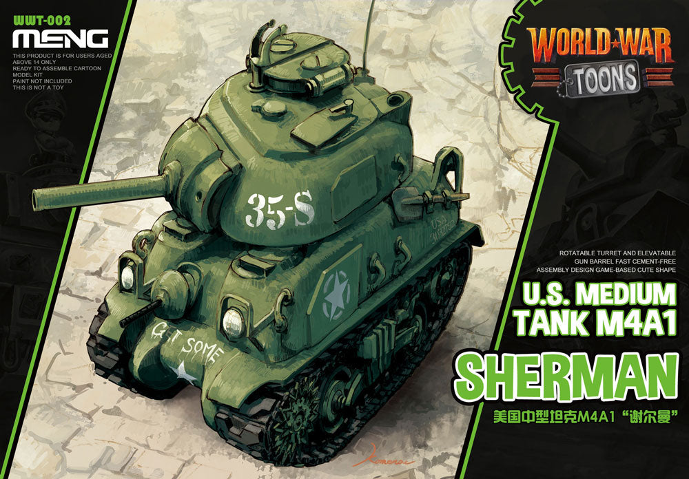 Meng US Medium Tank M4A1 Sherman (CARTOON MODEL)