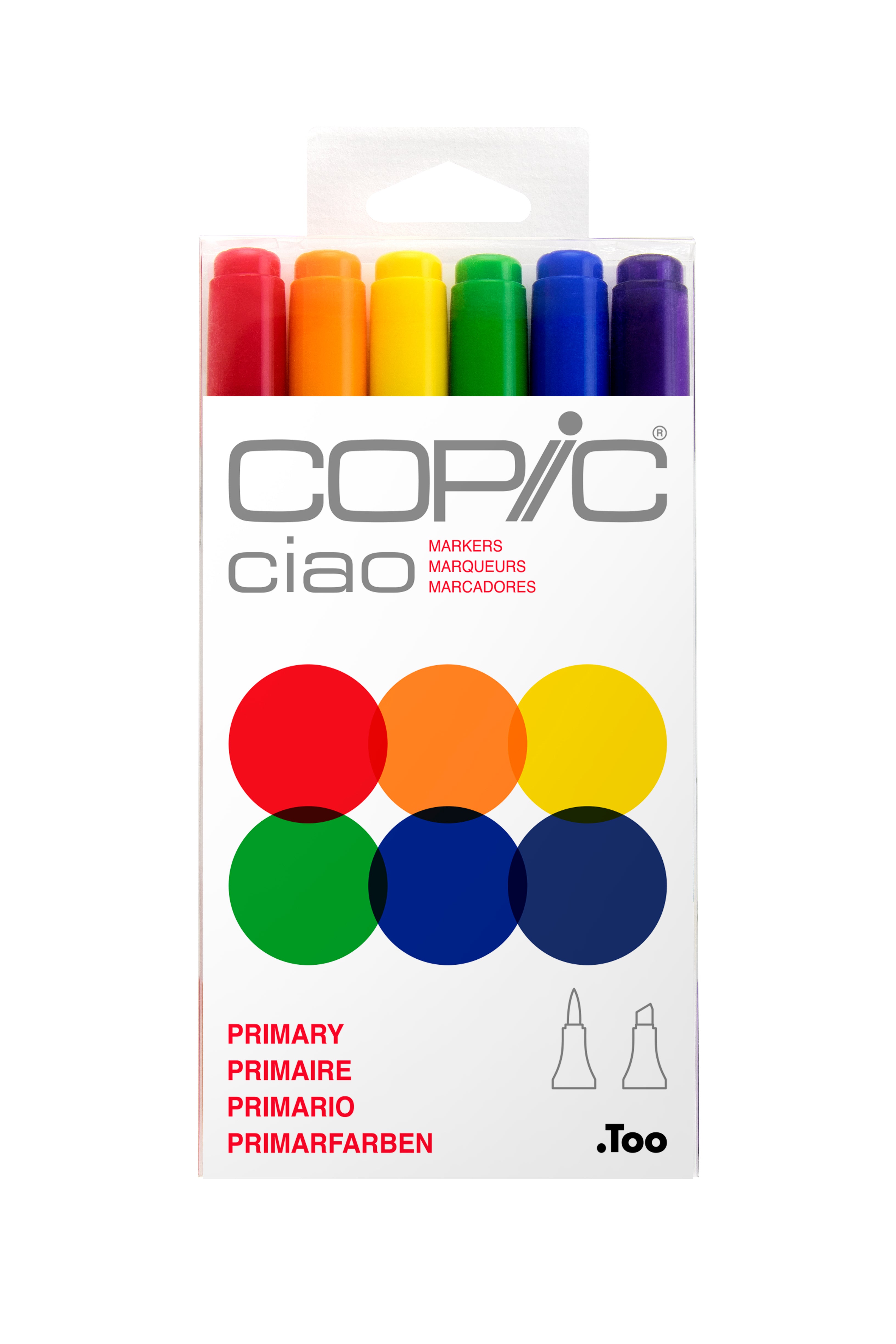 Copic Ciao Marker Primary 6Pc Set