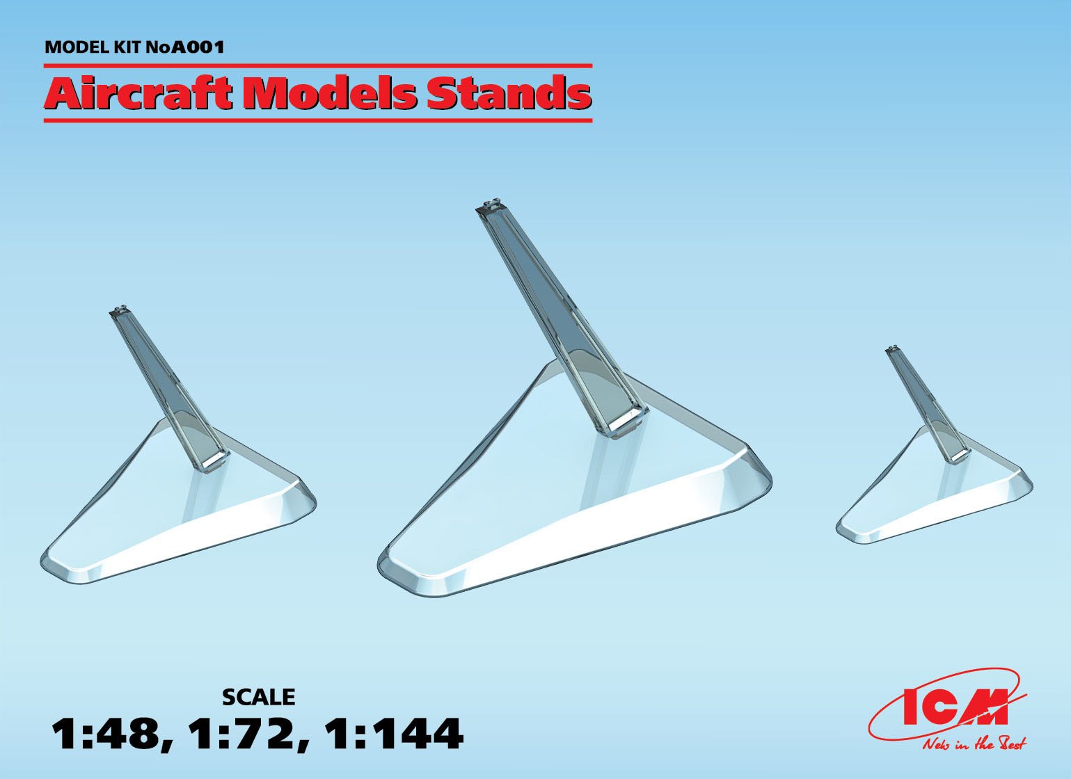 ICM Aircraft Models Stands (1:48, 1:72, 1:144)