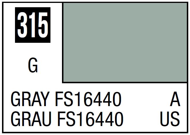 Mr Hobby Mr. Color 315 - Gray FS16440 (Semi-Gloss/Aircraft)