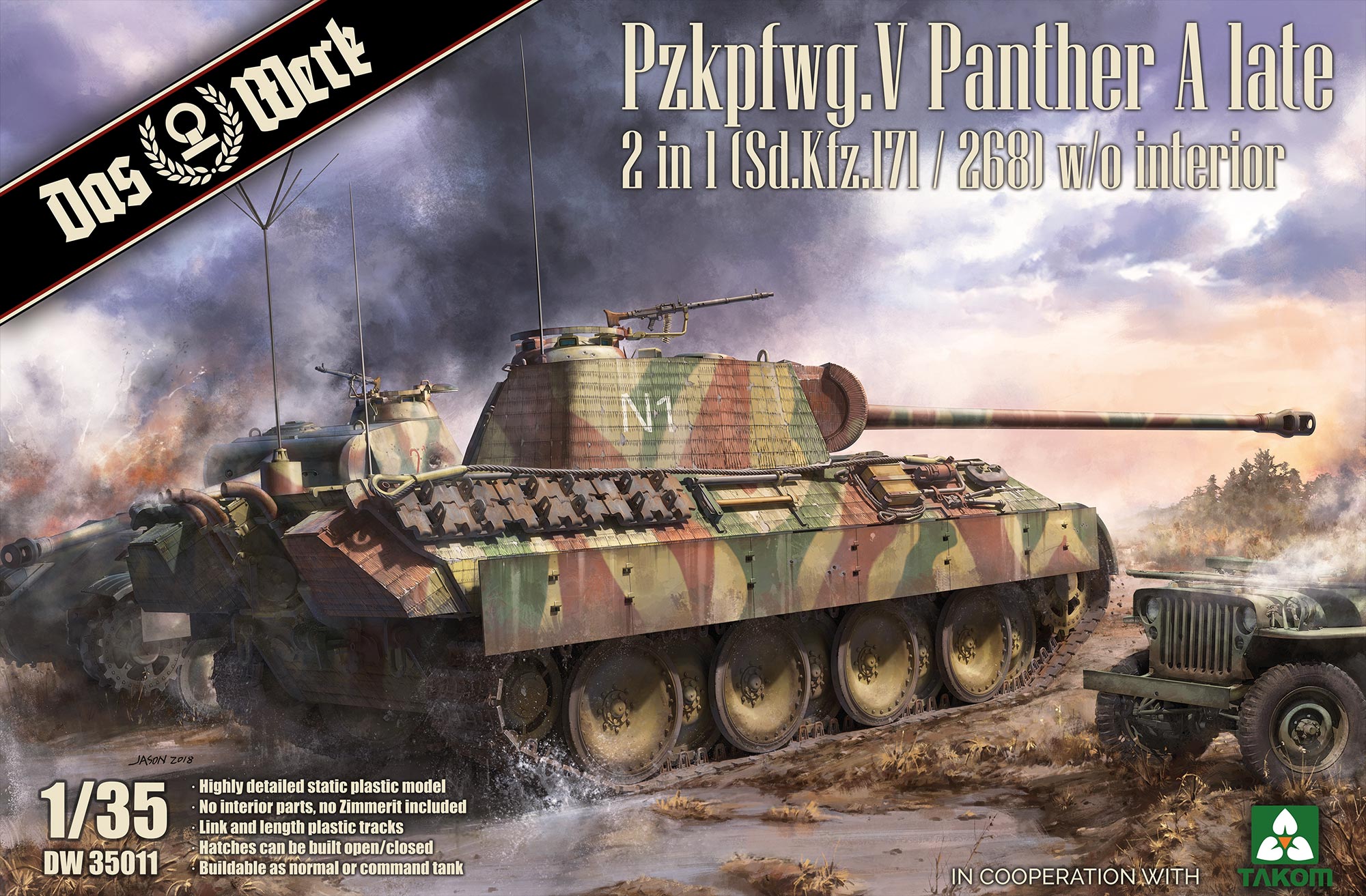 Das Werk 1/35 Panther Ausf.A late (2 in 1)