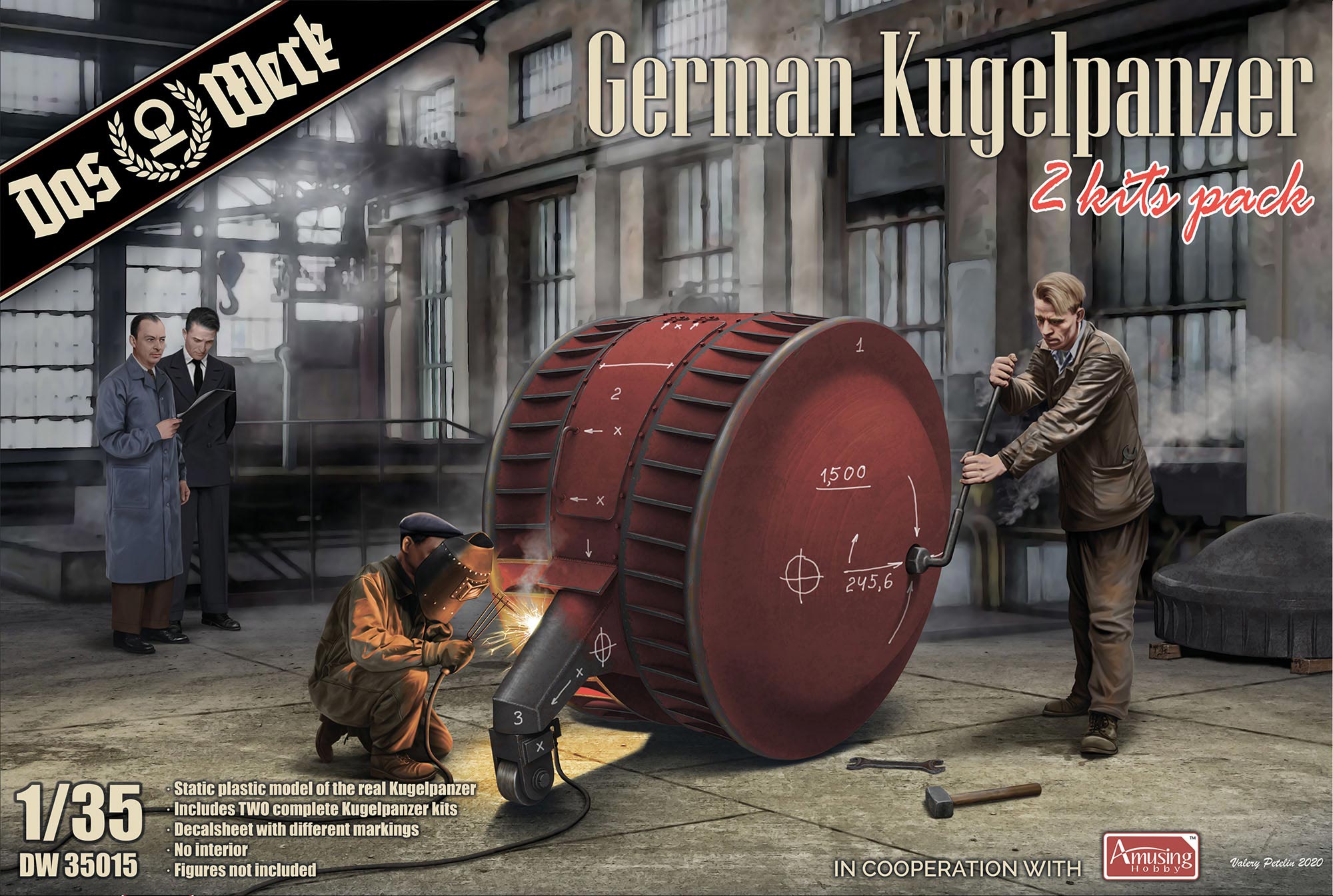 Das Werk 1/35 German Kugelpanzer double pack 2 pcs