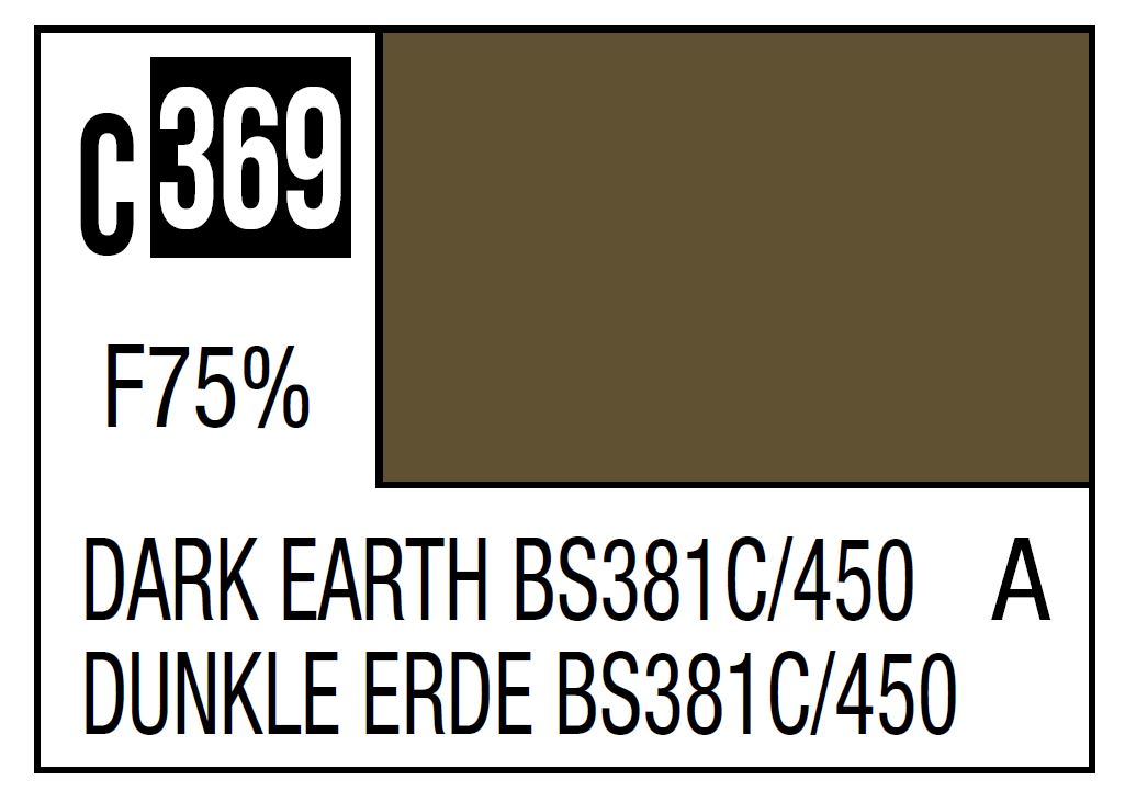 Mr Hobby C369 Dark Earth BS381C/450 [RAF standard color / WWII early]