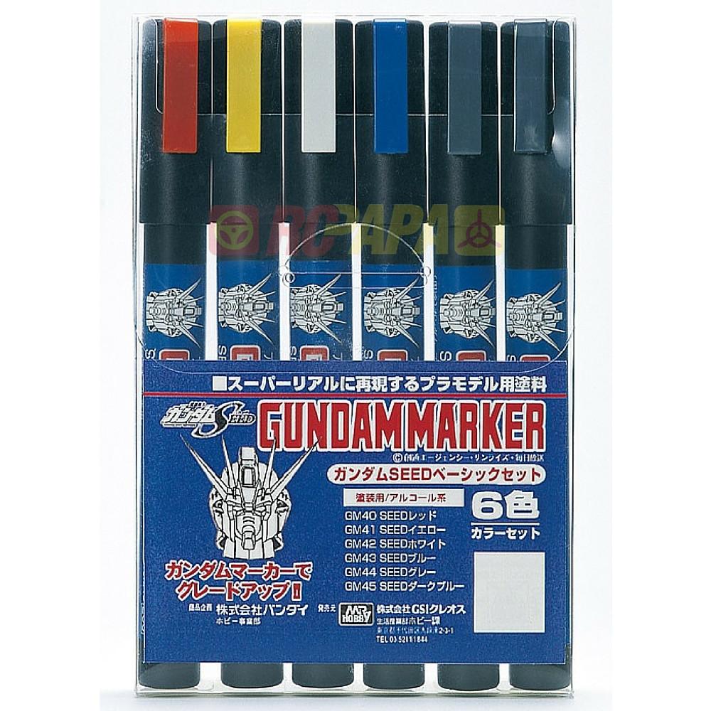 Mr Hobby Gundam Marker Set - SEED Marker