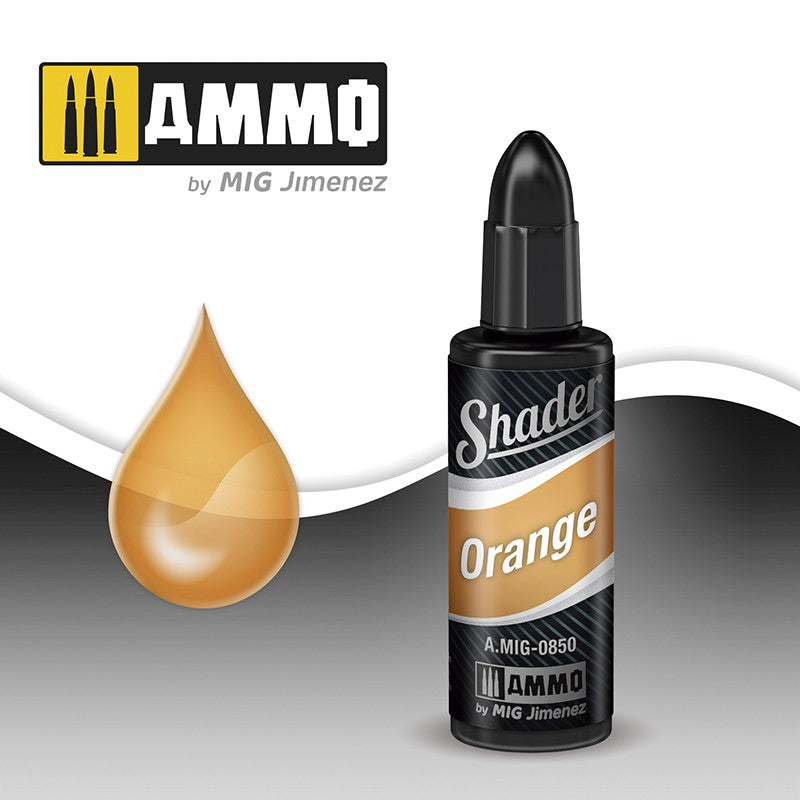 Ammo Mig Acrylic Shader 10ml - Orange Shader