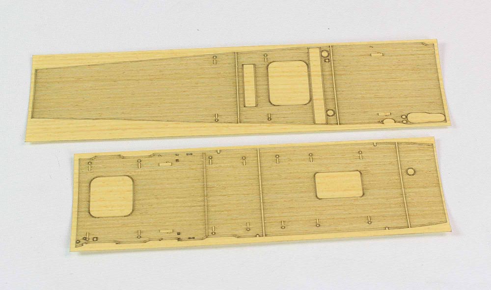 Hasegawa Wooden Deck For 1/700 Aircraft Carrier Akagi