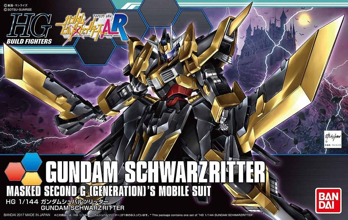 BANDAI Hobby HGBF 1/144 Gundam Schwarzritter