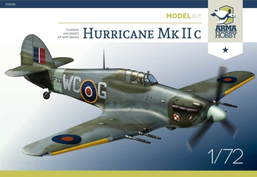 Arma Hobby 1/72 Hurricane Mk IIc Model Kit