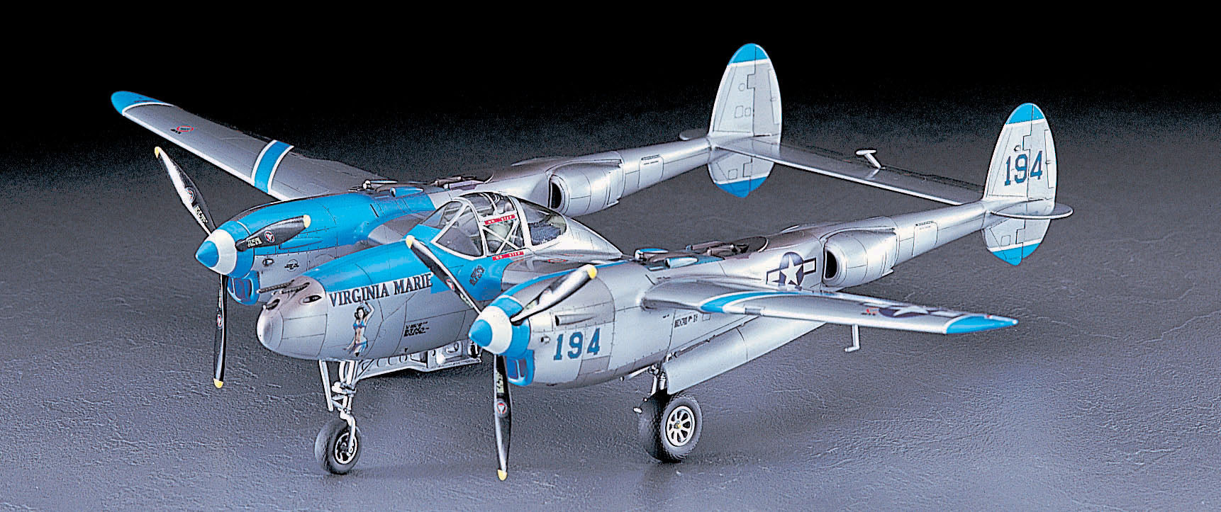 Hasegawa [JT1] 1:48 P-38J LIGHTNING