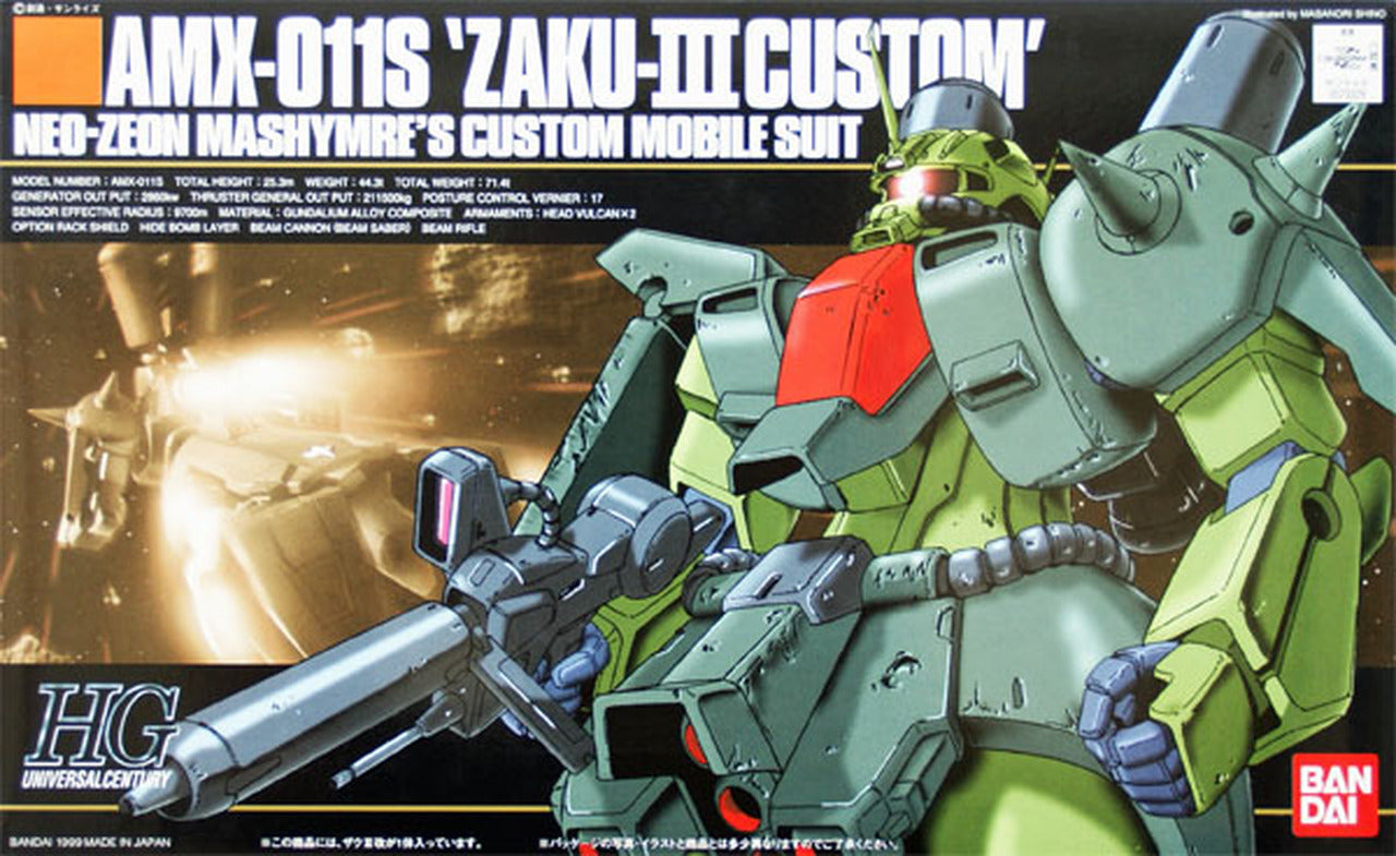 BANDAI Hobby HGUC 1/144 #03 Zaku 3 Custom