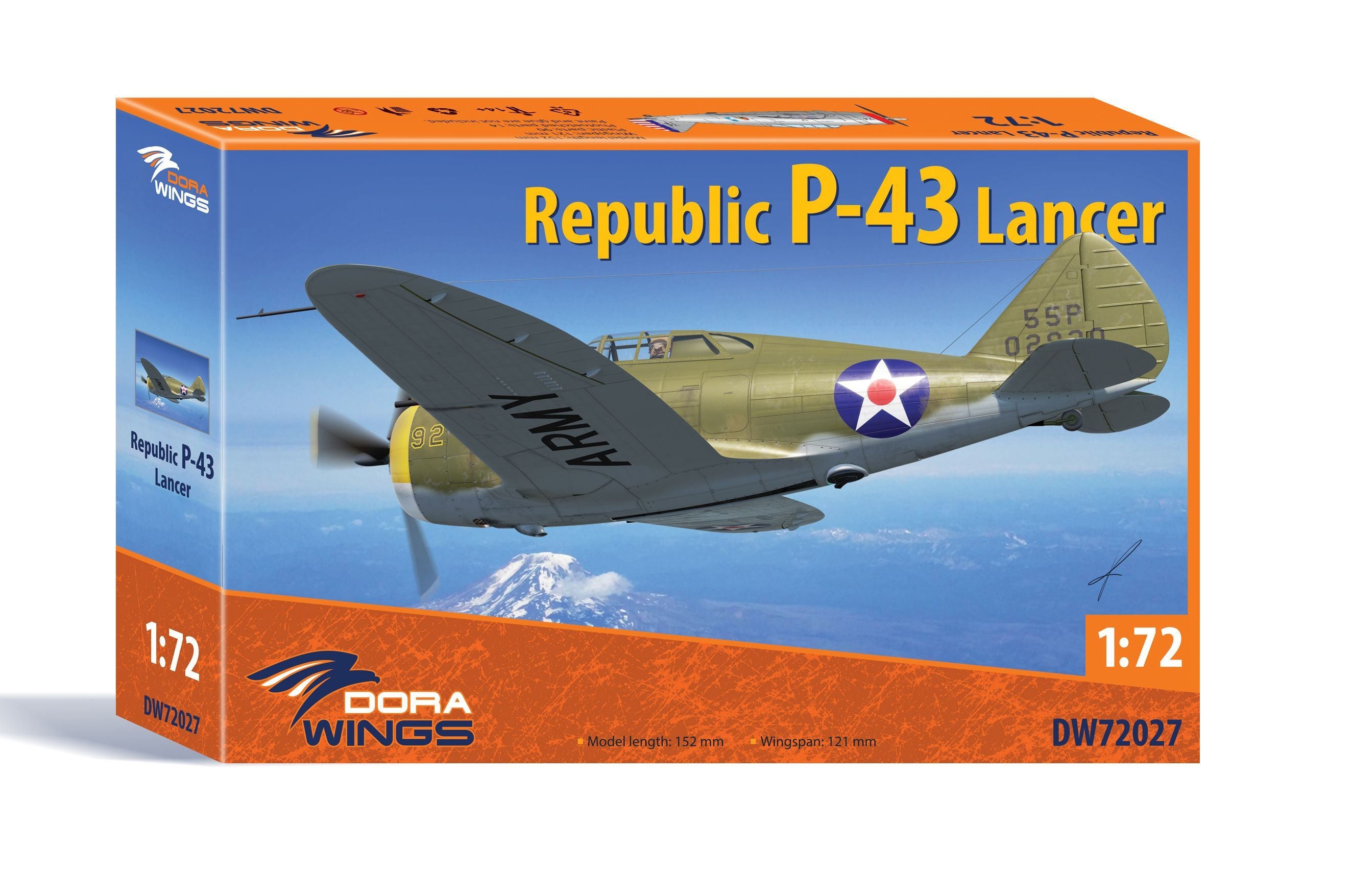 Dora Wings 1/72 Republic P-43 Lancer