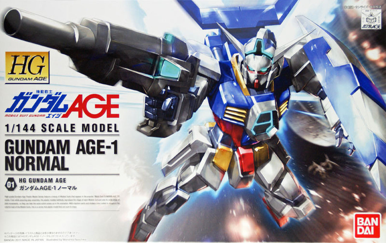 Bandai HGAGE #01 1/144 Gundam AGE-1 Normal