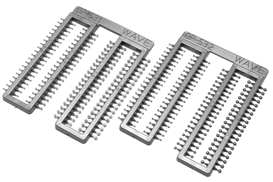 Wave Option System New R Rivets Hexagon - Enhancement Rivets In 4 Diameters, 1.0, 1.2, 1.6 and 2.0mm