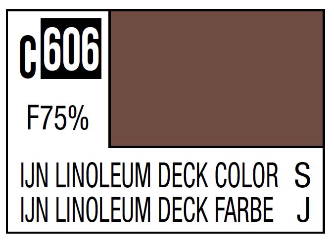 Mr Hobby C606 IJN Linoleum Deck Color [Imperial japanese warship deck]