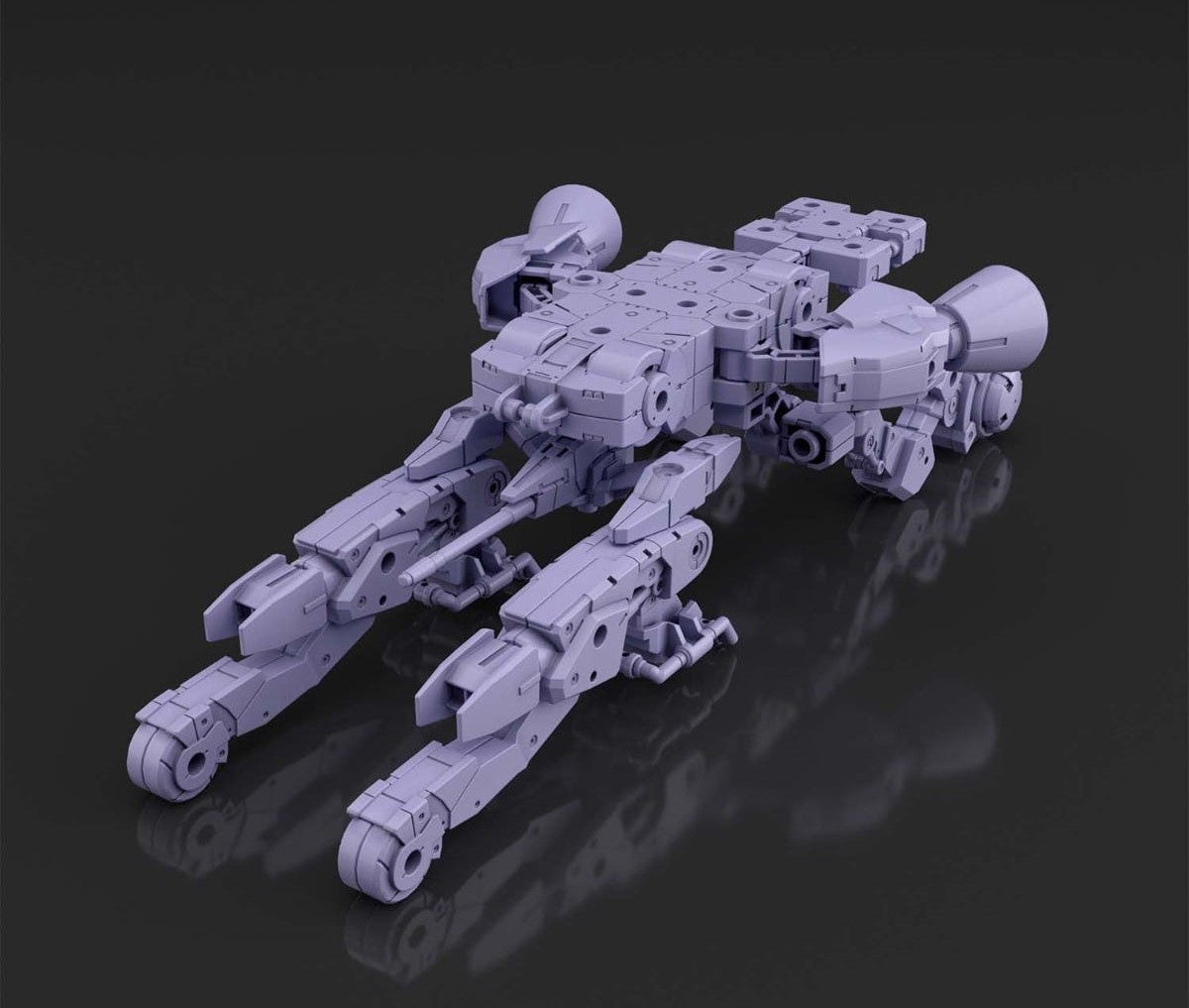 BANDAI Hobby 30MM 1/144 Extended Armament Vehicle (SPACE CRAFT Ver.) [PURPLE]