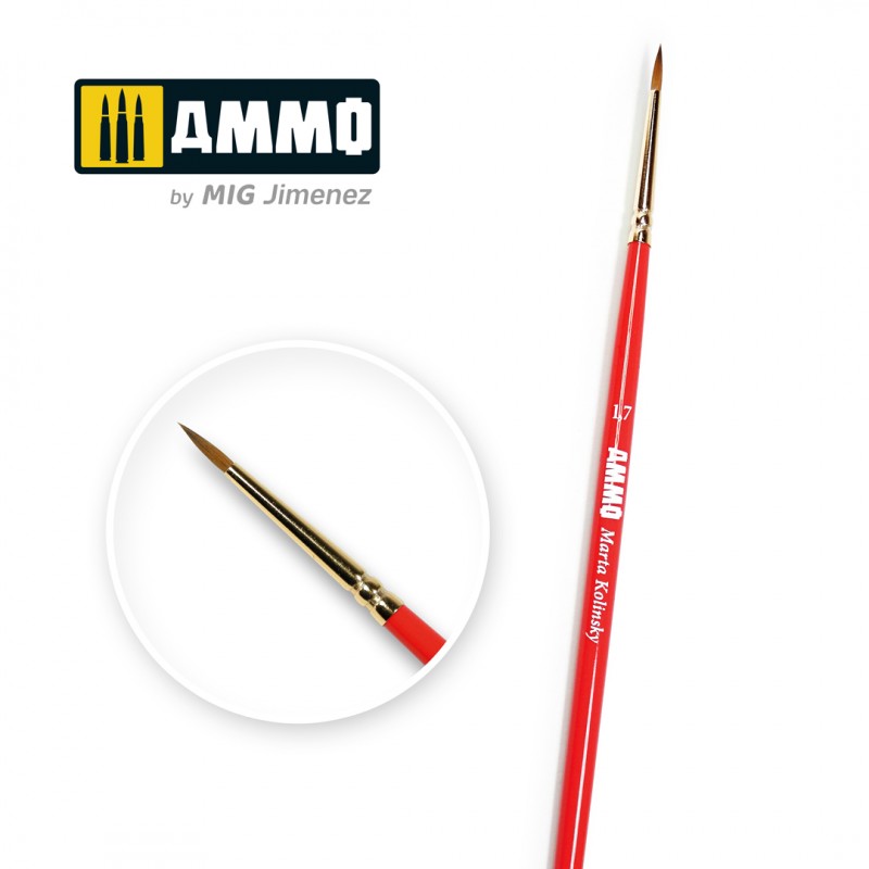 Ammo Mig Ammo Marta Kolinsky Brush, 1,7