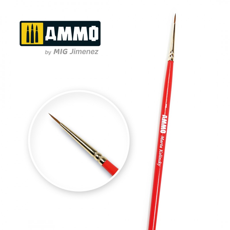 Ammo Mig Ammo Marta Kolinsky Brush, 1