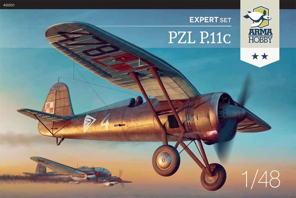 Arma Hobby 1/48 PZL P.11c Aircraft Expert Set