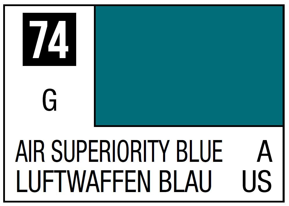 Mr Hobby Mr. Color 74 - Air Superiority Blue (Gloss/Aircraft)