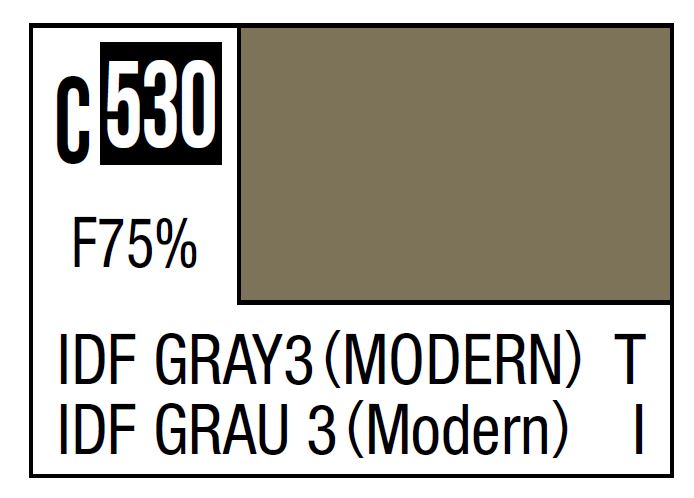 Mr Hobby C530 IDF Gray 3 (Modern) [IDF tank current]