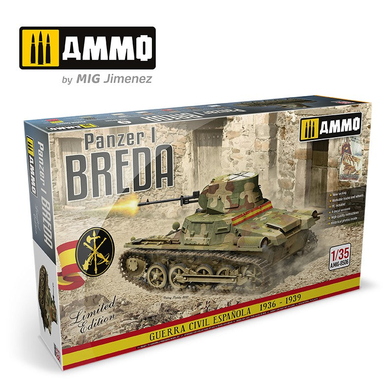 Ammo Mig 1/35 Scale Panzer I Breda, Spanish Civil War 1936 - 1939