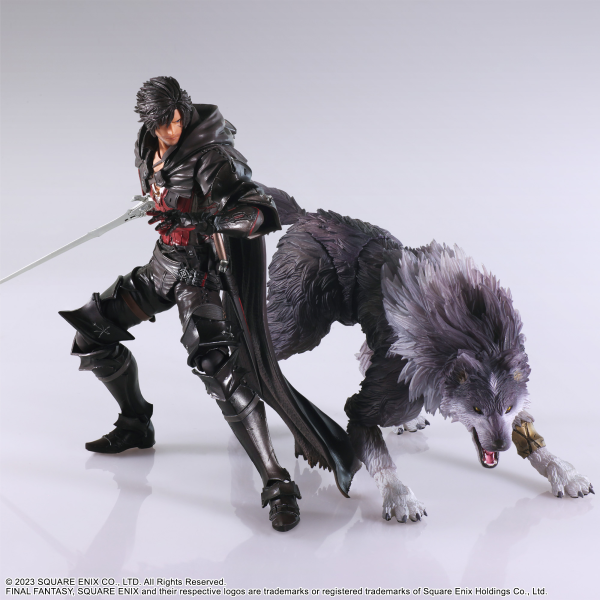 SQUARE ENIX FINAL FANTASY XVI BRING ARTS™ Action Figure -   CLIVE ROSFIELD & TORGAL(4988601374439)(4988601374439)