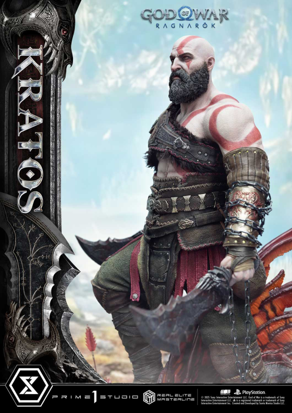 Prime 1 Studio Real Elite Masterline God of War: Ragnarok Kratos Regular Version(4582647120786)(4582647120786)