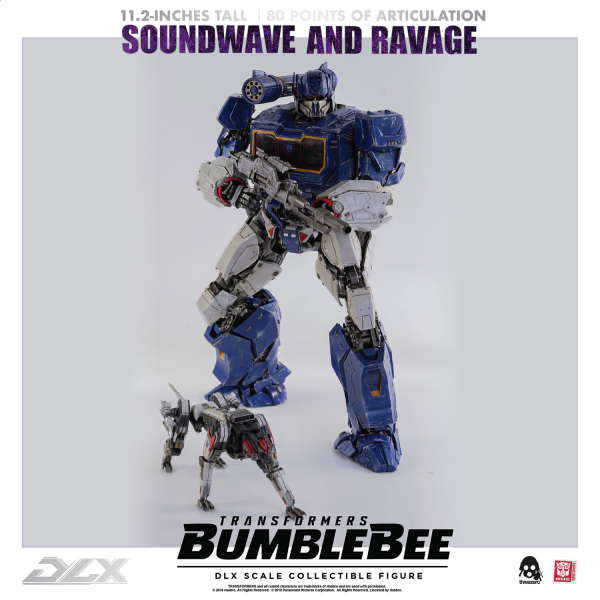 Three Zero Transformers: Bumblebee - DLX Soundwave and Ravage