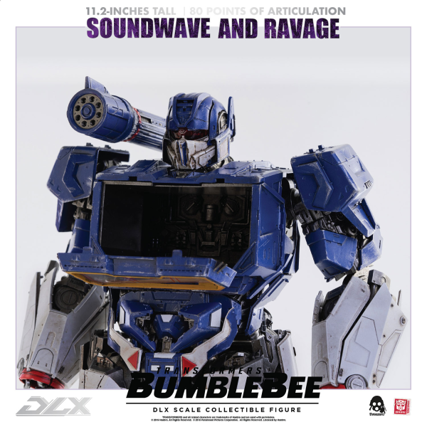 Three Zero Transformers: Bumblebee - DLX Soundwave and Ravage