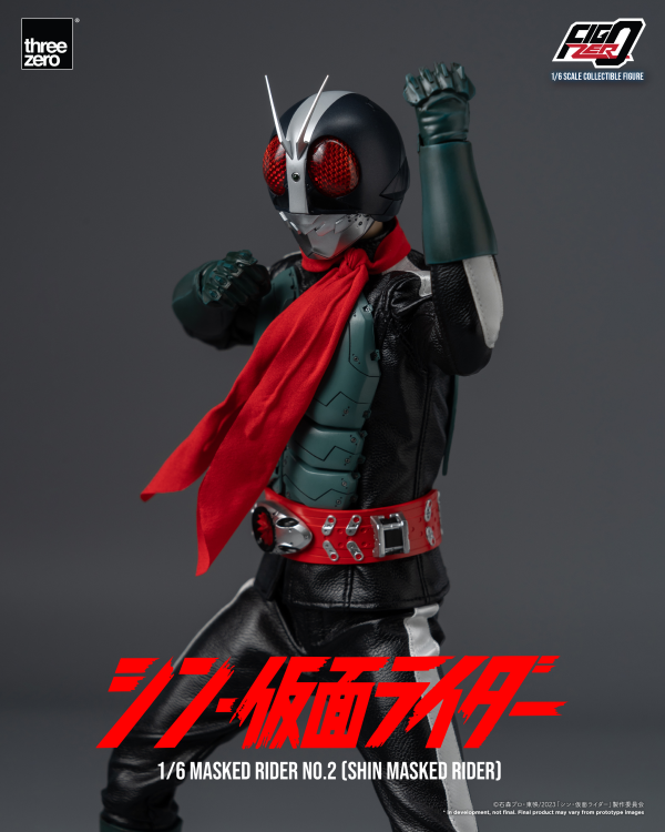 threezero FigZero 1/6 Masked Rider No.2 (SHIN MASKED RIDER)(4895250807969)(4895250807969)