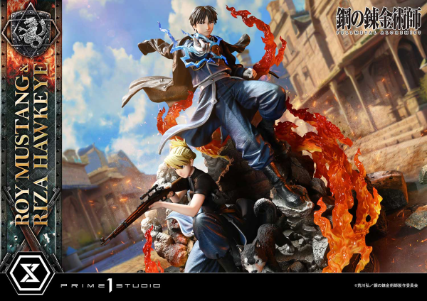 Prime 1 Studio Concept Masterline Fullmetal Alchemist Roy Mustang & Riza Hawkeye DX Bonus Version | 4580708049595