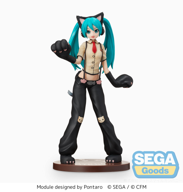 "Hatsune Miku: Project DIVA Arcade Future Tone" SPM Figure "Hatsune Miku - Kitty Cat" | 4582733440248