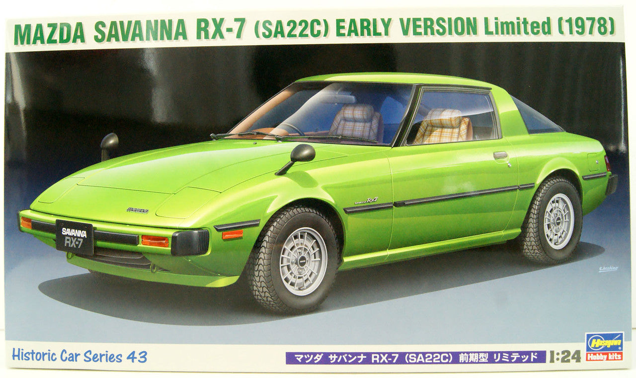 Hasegawa [HC43] 1:24 MAZDA SAVANNA RX-7 (SA22C) EARLY VERSION Limited(4967834211438)