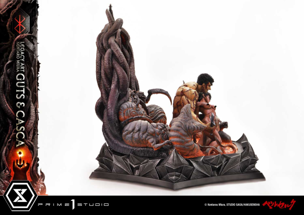 Prime 1 Studio Legacy Art "Kentaro Miura"  Berserk  Guts & Casca  Bonus Version | 4580708049854