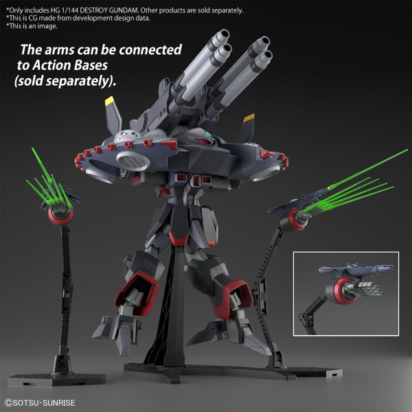 BANDAI Hobby HG 1/144 DESTROY GUNDAM