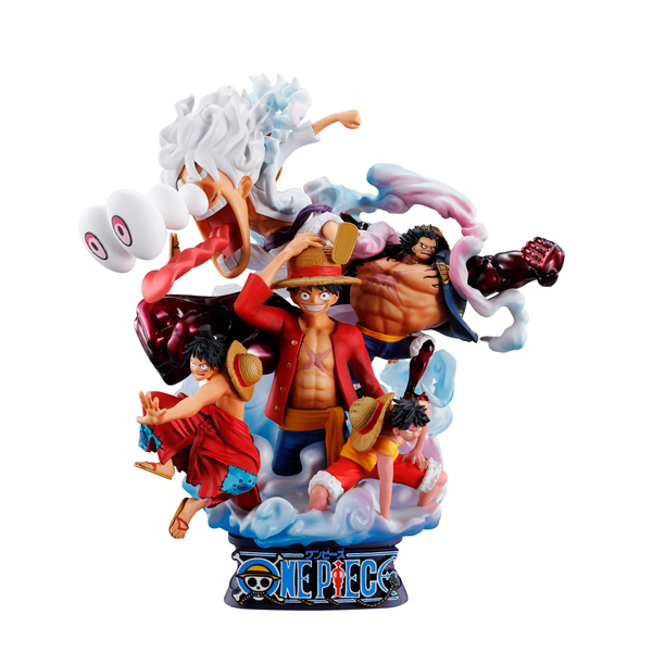 MegaHouse Petitrama series DX LOGBOX ONE PIECE RE BIRTH 02 Luffy Special