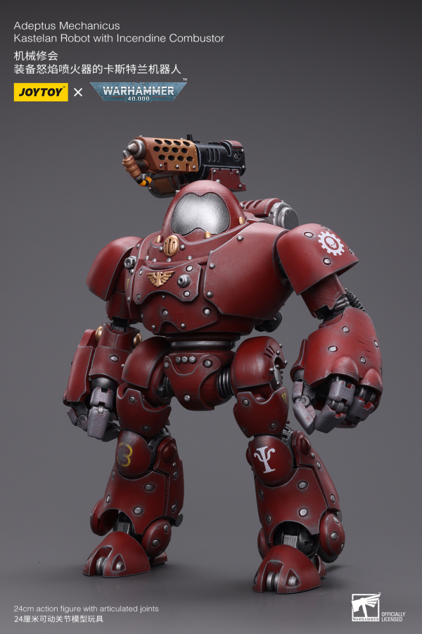 Joy Toy Adeptus Mechanicus Kastelan Robot with Incendine Combustor