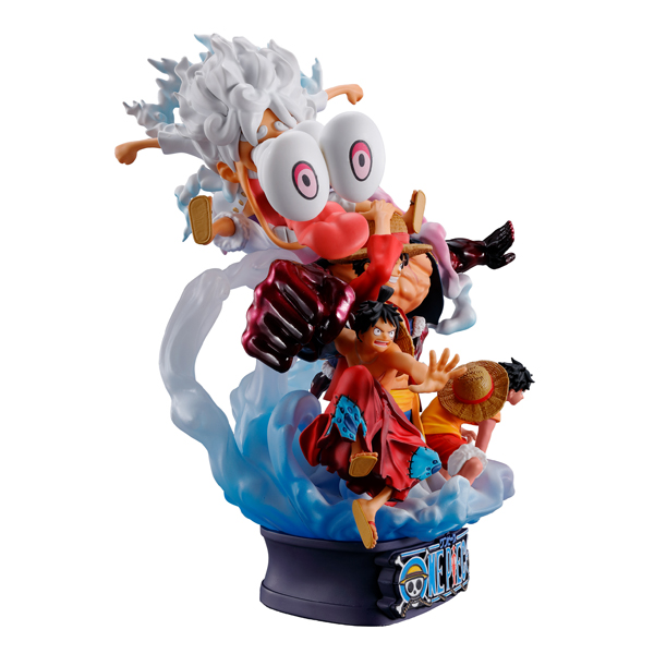 MegaHouse Petitrama series DX LOGBOX ONE PIECE RE BIRTH 02 Luffy Special