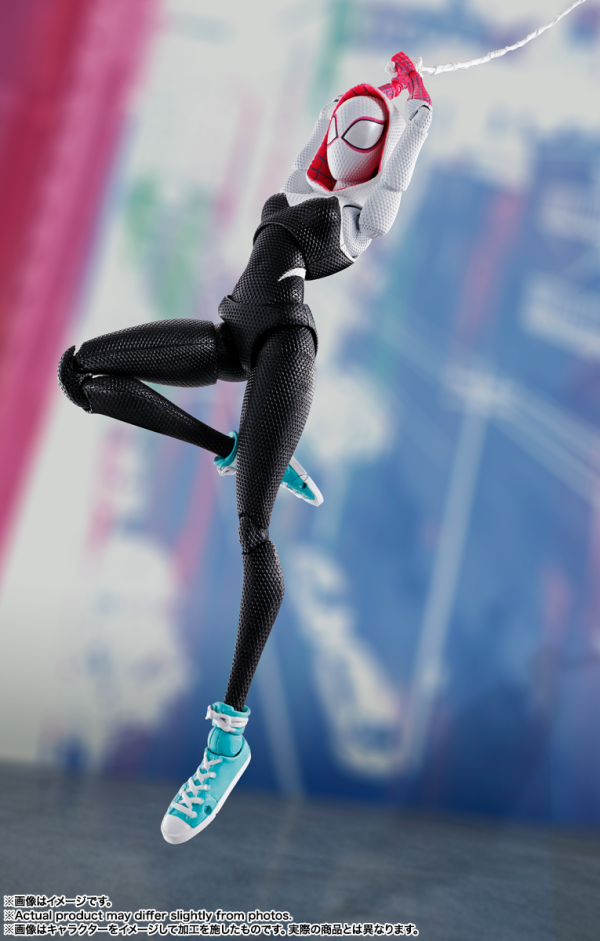 BANDAI Tamashii Spider-Gwen World Tour Limited Edition Spider-Man: Across the Spider-Verse, Bandai Spirits S.H.Figuarts