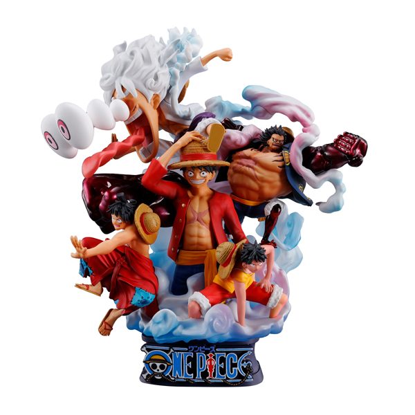 MegaHouse Petitrama series DX LOGBOX ONE PIECE RE BIRTH 02 Luffy Special