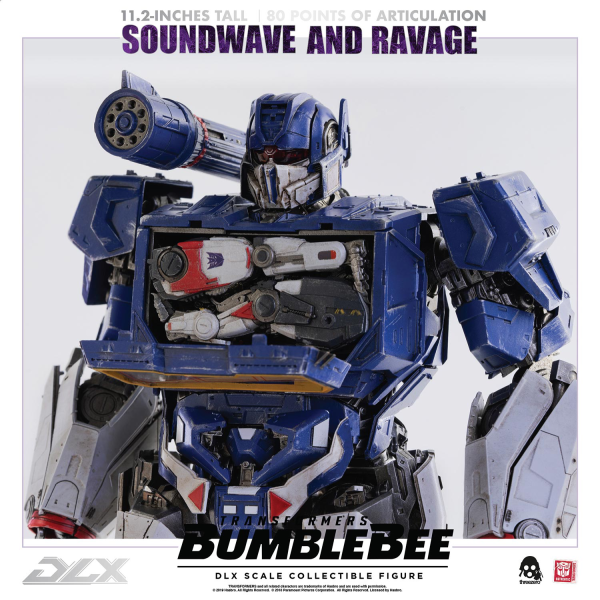 Three Zero Transformers: Bumblebee - DLX Soundwave and Ravage